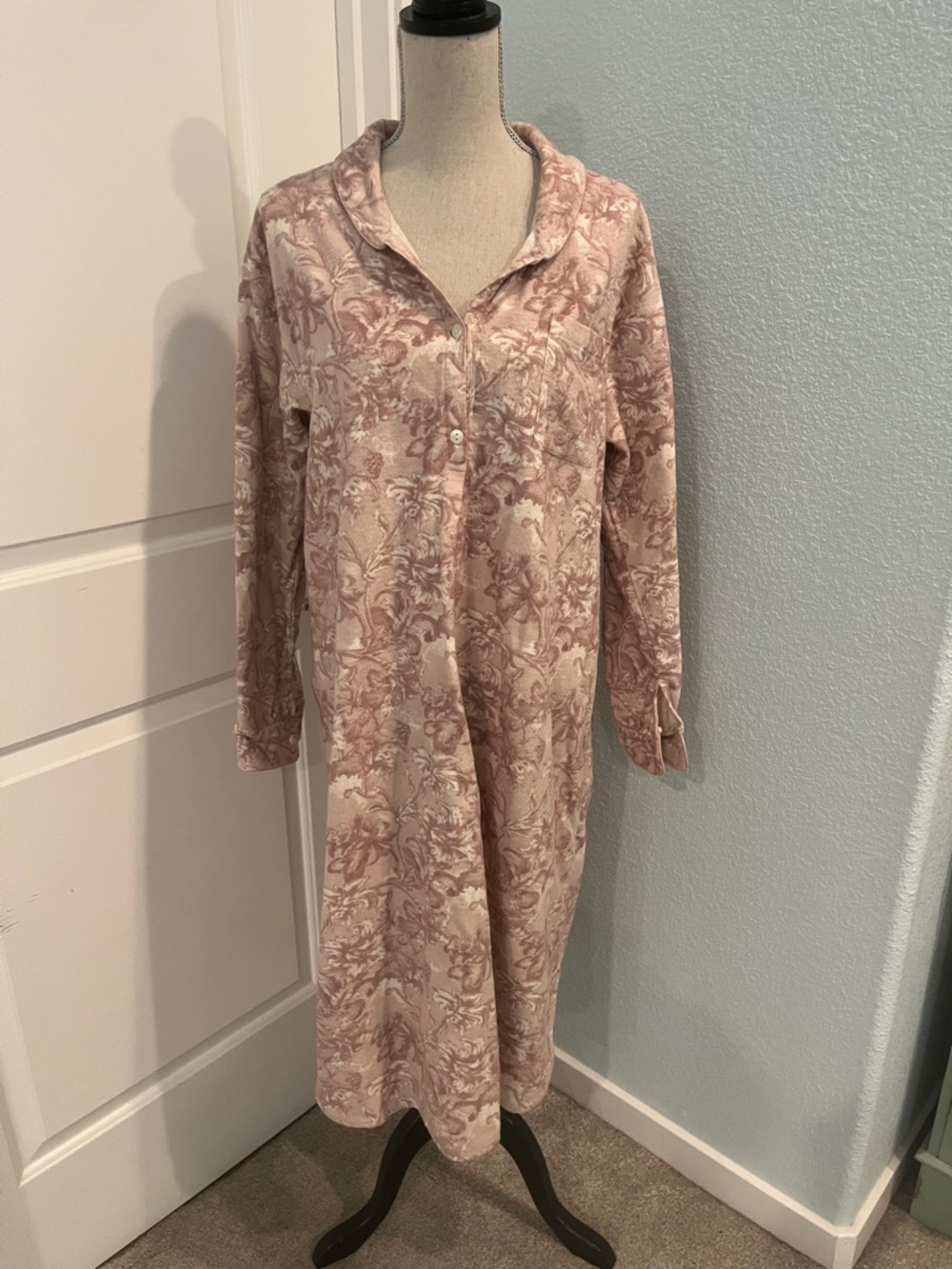 Comfy Cotton Floral Nightgown